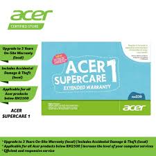 Warranty checker is such a necessary function to get advanced information about acer device. Acer Supercare 1 Extended Warranty With Accidental Damage Theft Shopee Malaysia