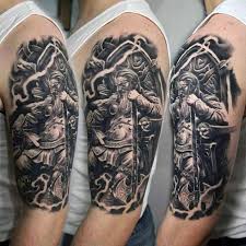 Here is a celtic angel wings tattoo design along here is a celtic sleeve tattoo design that has a deep meaning. 75 High Testosterone Tattoos For Guys For Those Manly Men Tattoo Ideas Artists And Models