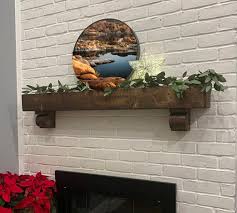 Corbels Beam Mantle Floating Shelf