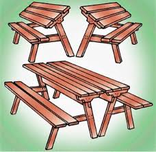 folding tray tables woodworking plan