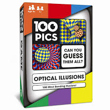 Free shipping on orders over $25 shipped by amazon. Amazon Com 100 Pics Optical Illusions Game Fun Pocket Flash Card Games For Smart Kids And Adults Toys Games