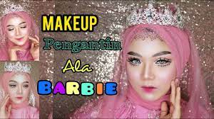 tutorial makeup pengantin barbie