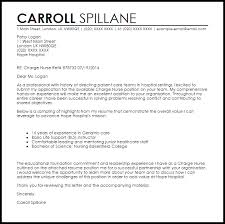 Charge Nurse Cover Letter Sample Cover Letter Templates