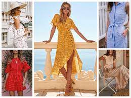 Платья на лето 2021 - фото образов, фасоны и ткани