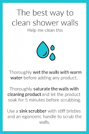 The Best Way To Clean Shower Walls