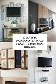 22 ways to incorporate a wall mount tv