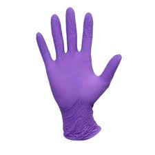 100pcs Disposable Nitrile Gloves Powder