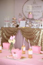 pink gold royal princess party