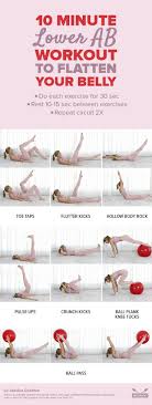 lower ab workout to flatten your belly