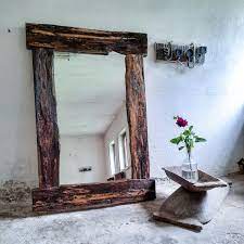 Unique Farmhouse Mirror Reclaimed Wood
