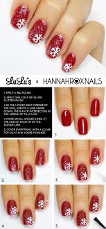 18 easy and simple snowflake nail art