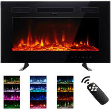 Ultra Thin Electric Fireplace Low Noise