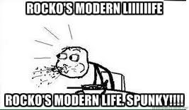 Rocko&#39;s modern liiiiiife Rocko&#39;s modern life. SPUNKY!!!! - Cereal ... via Relatably.com