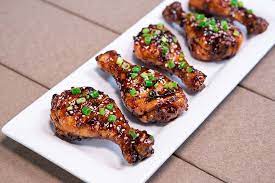 Asian Chicken Drumsticks Recipe Grilled  gambar png