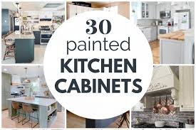 30 painted kitchen cabinet ideas in a