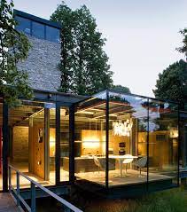 Modern Glass Home In Krakow Poland