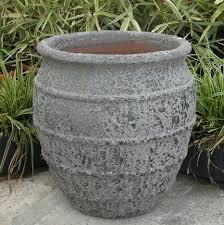 Atlantis Charcoal Rope Garden Planters