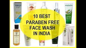 paraben free face wash in india on foxy