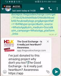 Sample email asking for donations for a co worker How To Use Whatsapp To Ask People To Donate To A Fundraising Project On The Good Exchange The Good Exchange