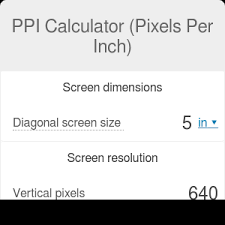 Ppi Calculator Pixels Per Inch Dots Per Inch Omni