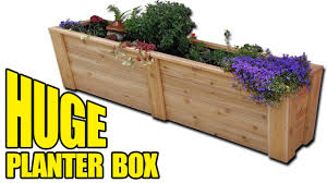 how to build a planter box free plans