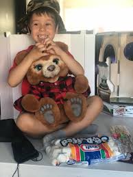 curious bear plush toy giveaway