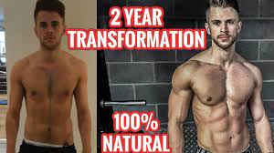 2 Year Natural Body Transformation | From Skinny to Muscular - YouTube
