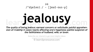 unciation of jealousy definition