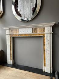 Sienna Marble Fireplace Mantel