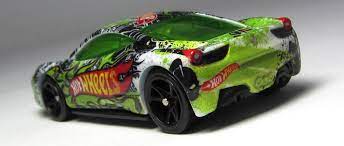 Vehicle measures approximately 3 inches long. First Look Hot Wheels Green Racing Team Ferrari 458 Italia Lamleygroup