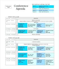 Temp Agenda Design Templates Conference Program Template Free
