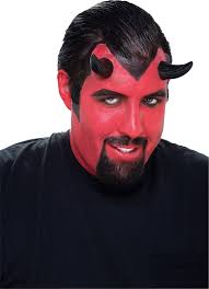black demon demonic devil latex horns