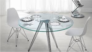 54 round glass table top dulles