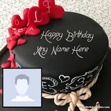 get birthday cake with name and photo