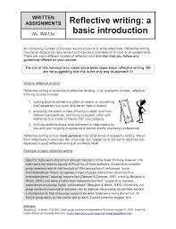 To write a reflection paper, start with an introduction where you state any expectations you had for the reading, lesson, or experience you're reflecting on. How To Write Reflective Essay Examples Vomor
