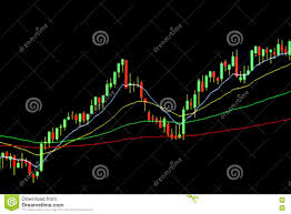 Stock Market Ticker Graph Stock Photo Image Of Technology