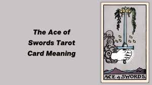 the ace of swords tarot card meaning
