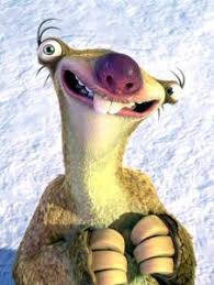 Since manfred saved sid's life, sid decided to stick with him to keep safe. Sid Ice Age