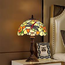 Vintage Glass Table Lamp Resin