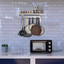 Stainless Steel Wall Mounted Pot Rack