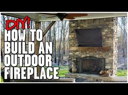 Building An Outdoor Fireplace With
