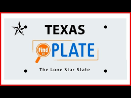 how to lookup texas license plates and