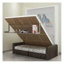 wall bed with sofa and mattress at best