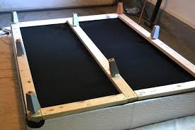 convert box spring into platform bed