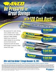 Cash Rebates Of Up To 20 Available On Premium Anco Wiper Blades