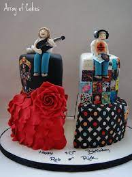 Twins Birthday Cake For Adults gambar png