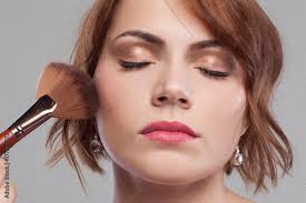 female blush makeup tutorial