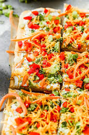 veggie pizza easy crescent recipe