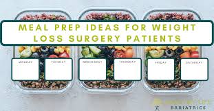 meal prepping ideas for bariatric surgery