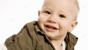 laughing baby boy small cute portrait